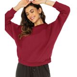 Blusão Feminino Recortes Rovitex Vermelho P