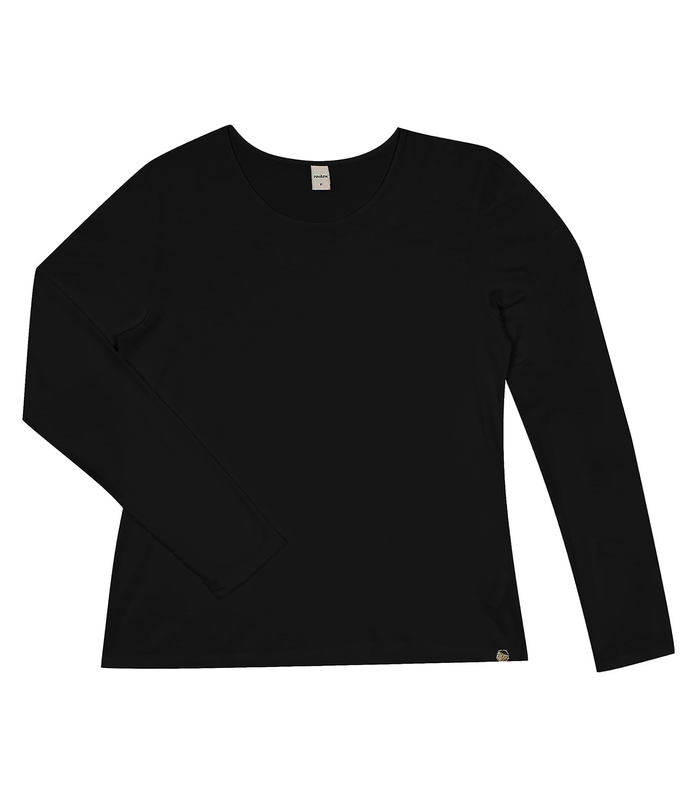 Blusa Feminina Manga Longa Rovitex Preto P