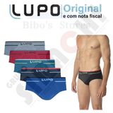 Cueca Lupo Slip Fio Texturizado Microfibra 624 - Kit 3