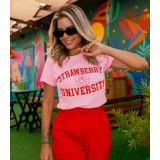 T-shirt Feminina Select Rosa Gg