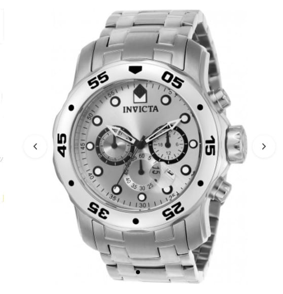 Relógio Invicta 0071 Pro Diver Collection Cronógrafo De Aço Inoxidável 48mm