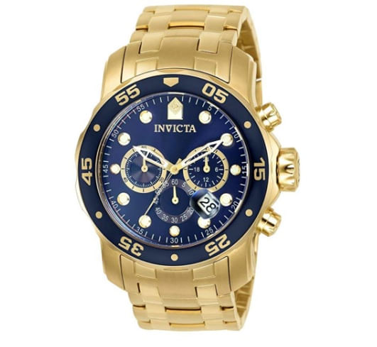 Relógio Masculino Invicta 0073 Pro Diver Collection Cronógrafo Á Prova D´água