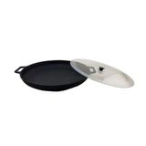 Frigideira Paella de Ferro Fundido com Tampa Diâmetro 60cm