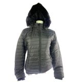 Jaqueta Feminina Puffer Bobojaco Forrada Com Pelo Tm: G