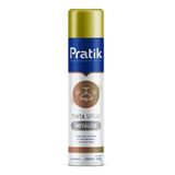 Tinta Spray Pratik Metálica Dourado 400ml