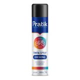 Tinta Spray Pratik Uso Geral Preto Fosco 400ml