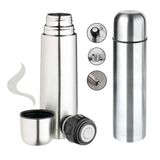 Garrafa Térmica Inox Café Chá Quente Gelada Camping 500ml