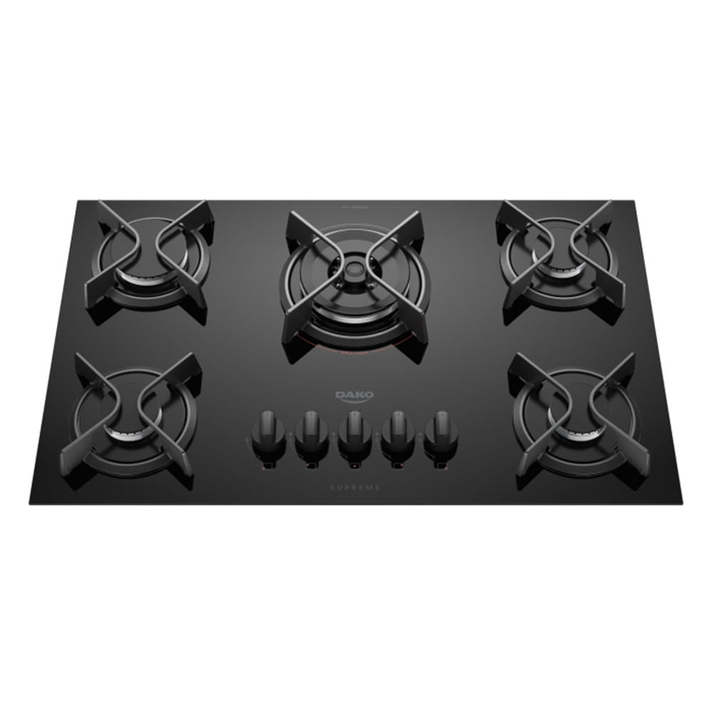 Cooktop Dako Supreme 5 Bocas Tripla Chama