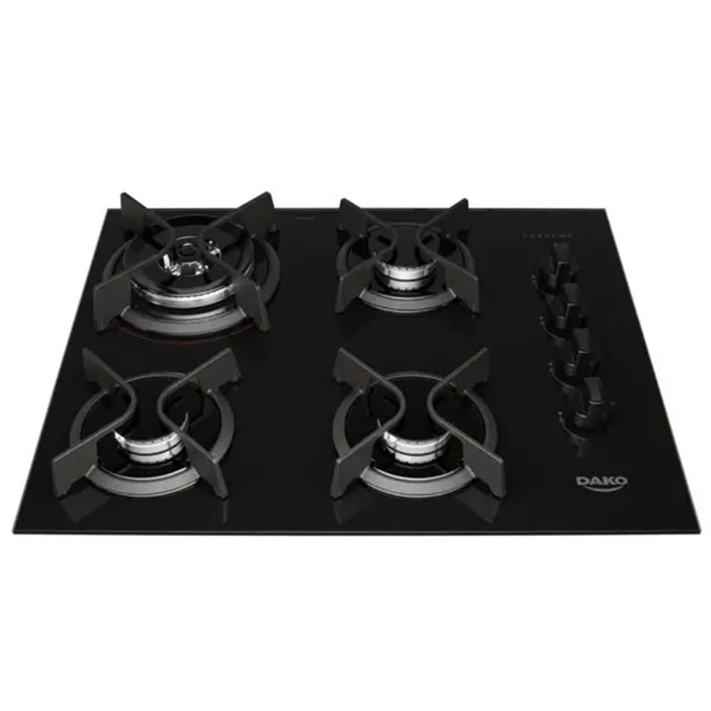 Cooktop Dako Supreme 4 Bocas Tripla Chama