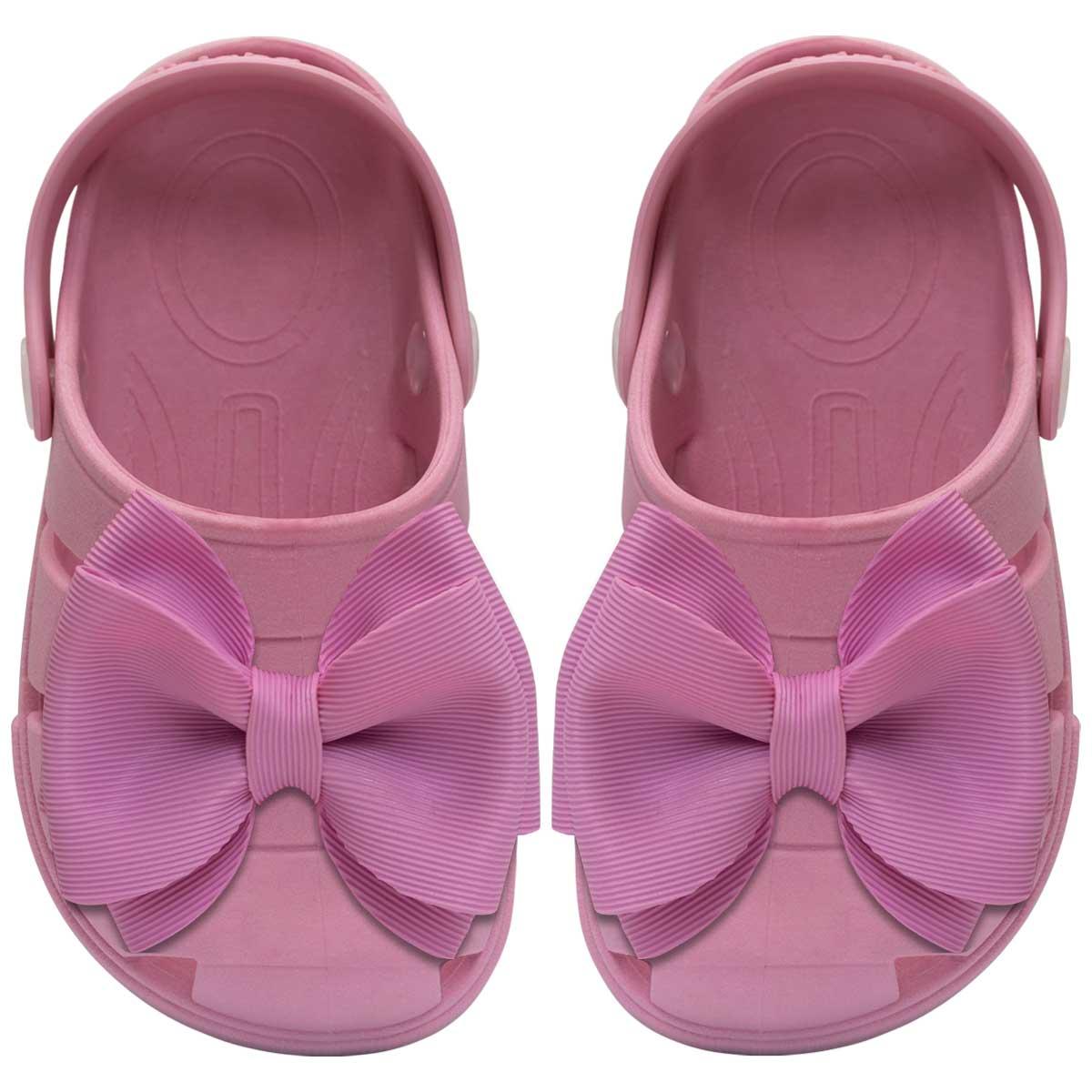 Sandalia Babuche Infantil Menina 21ao28 Chinelo Leve 12.106 Cor:rosa,tamanho:23/24