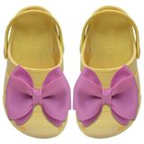 Sandalia Babuche Infantil Menina 21ao28 Chinelo Leve 12.106 Cor:amarelo,tamanho:21/22