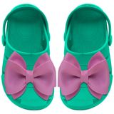 Sandalia Babuche Infantil Menina 21ao28 Chinelo Leve 12.106 Cor:verde,tamanho:27/28