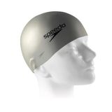 Touca De Natação Silicone  Flat Swim Cap  Cinza/prata  U  - Speedo