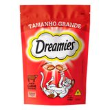 Petiscos Para Gatos Dreamies Adultos Sabor Carne Tentadora 150g