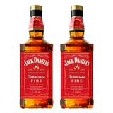 Whisky Jack Daniel's Tennessee Fire 1L 2 Unidades