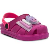 Sandalia Babuche Infantil Menina 21ao28 Chinelo Leve 12.107 Cor:pink,tamanho:23/24