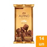 Chocolate Nestlé Alpino 85g - Embalagem Com 14 Unidades