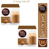 2 Cx Nescafé Café Capsula Au Lait Dolce Gusto Bebida Lactea