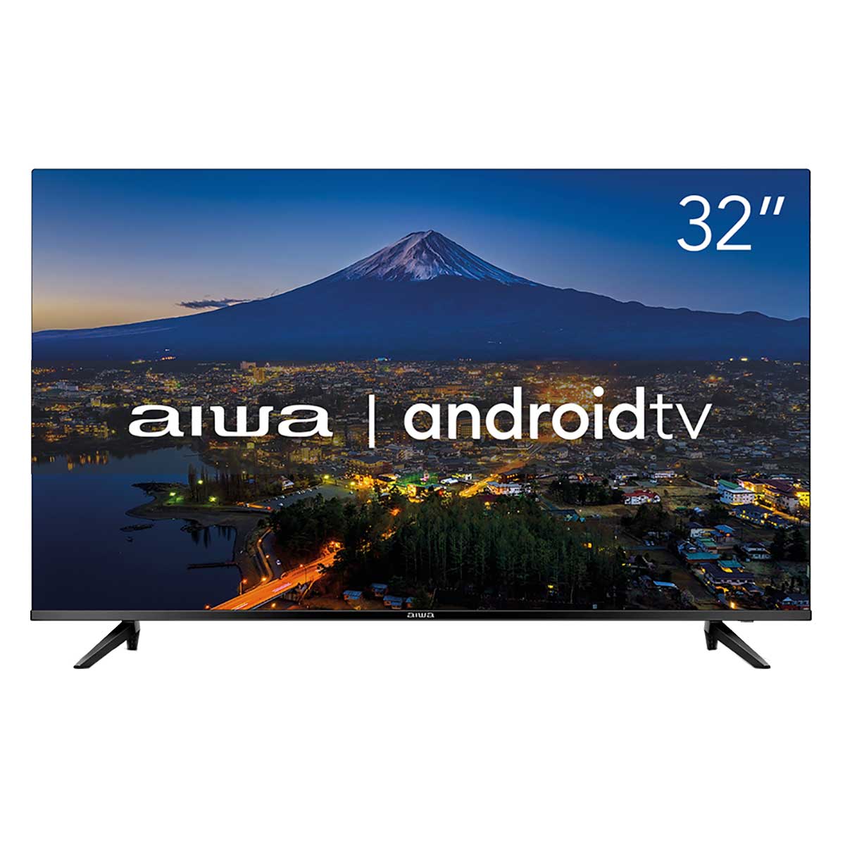 Smart TV D-LED 32" AIWA HD Android HD Borda Ultrafina Preto