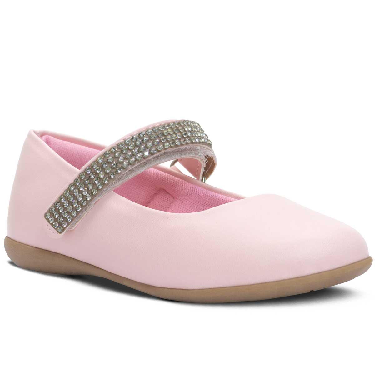 Sapatilha Feminina Moda Infantil 18ao27 Sapato Boneca 02.39 Cor:rosa,tamanho:24