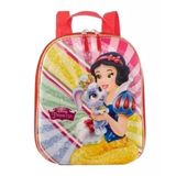 Mochila Pequena Maxtoy 3d Princesa Branca De Neve Vermelho