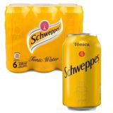 Schweppes Tônica 350ml (6 Latas)