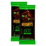 Kit 2 Chocolate Hershey&#39;s Special Dark Menta 85g