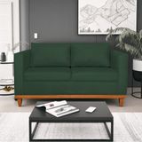 Sofá 2 E 3 Lugares Europa 180 Cm Estilo Conforto E Elegância Linho Verde - Amarena Móveis