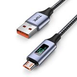 Cabo Micro Usb Tipo C Topk An50 Micro Preto 1m