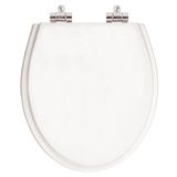 Assento Sanitario com Amortecedor Ritz Branco para Vaso Deca