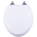 Assento Sanitário Fechamento Lento Convencional Oval Branco para Louça Celite