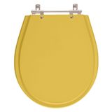 Assento Sanitario Poliester Avalon Amendoa para vaso Ideal Standard