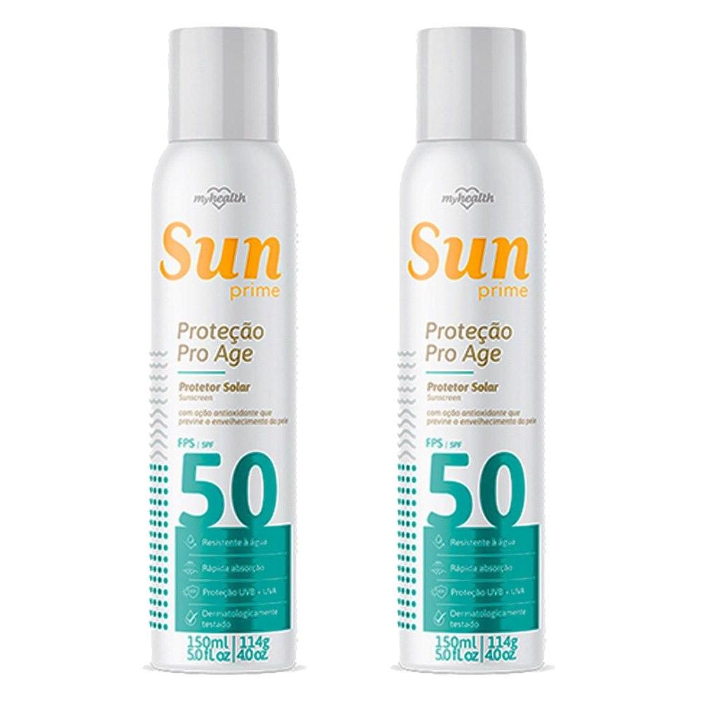 Protetor Solar Spray 50 Fps Sun Prime 150ml 2 Unidades Ae2600019 My Health