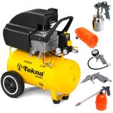 Compressor de Ar 2,0 HP 24 Litros 8,5 PÉS CP8525 TEKNA com Kit Multiuso