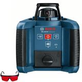 Nível À Laser Rotativo Grl 250hv Com Maleta E Controle Bosch