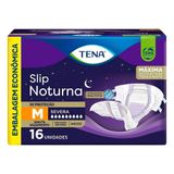 Fralda Geriátrica Tena Slip Ultra Noturna M - 4 Pacotes Com 16 Tiras