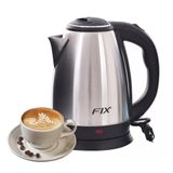 Chaleira Elétrica Jarra Bule Térmica Inox Café Chá 1,8l 1500w Desligamento Automático Fix