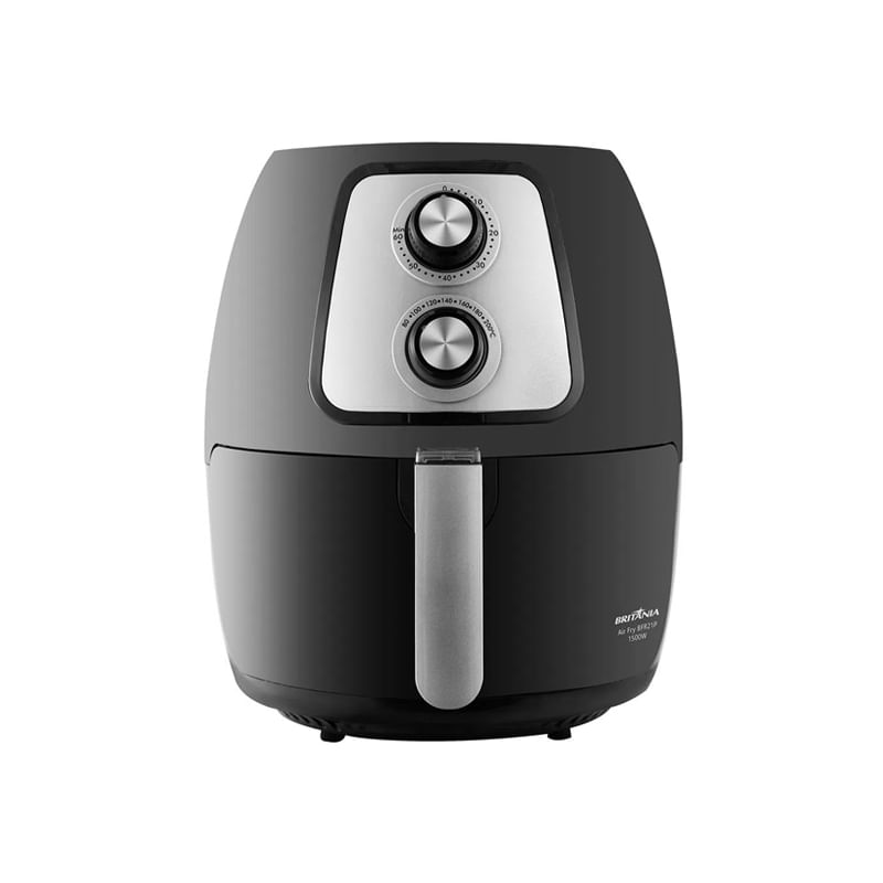 Fritadeira Elétrica Britânia Air Fryer Flow 4l Bfr21p Preta - 127v - Único