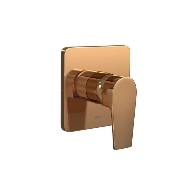 Acabamento Monocomando Deca Chuveiro Level Red Gold