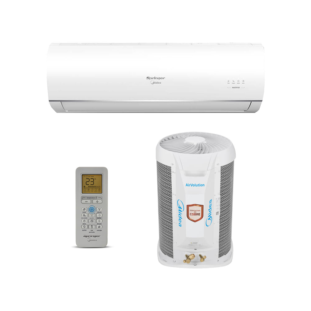 Ar Condicionado Split Hi Wall Springer Midea Air Volution 22.000 Btus Frio 220V