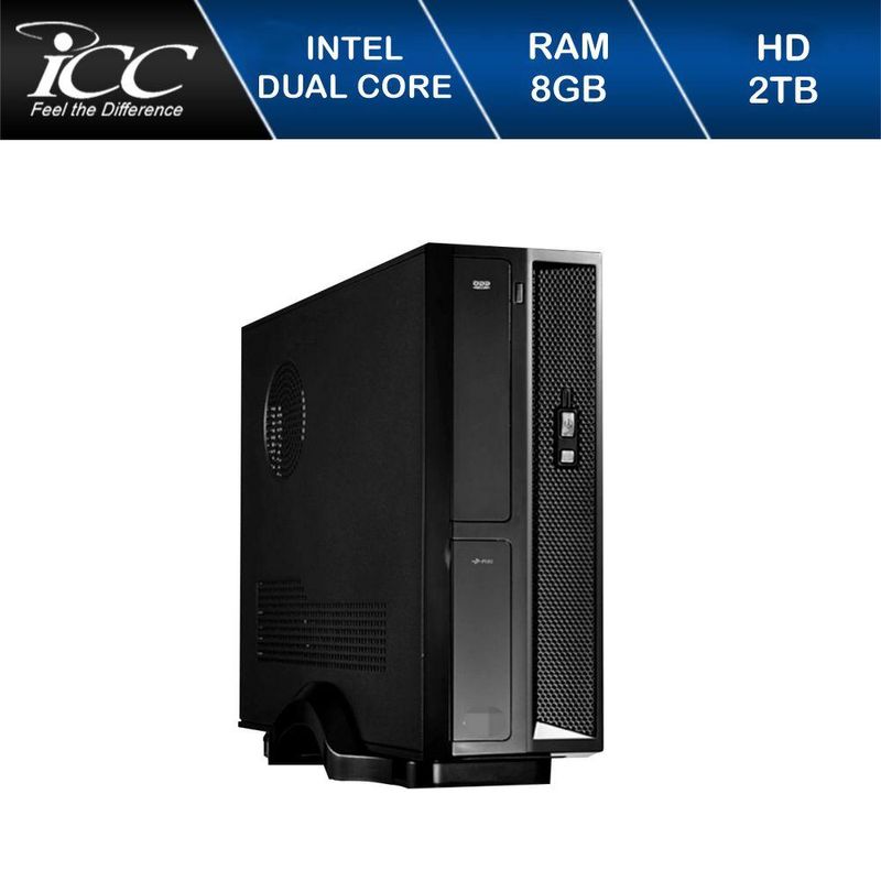 Desktop Icc Sl1883s Celeron J1800 2.41ghz 8gb 640gb Intel Hd Graphics Linux Sem Monitor
