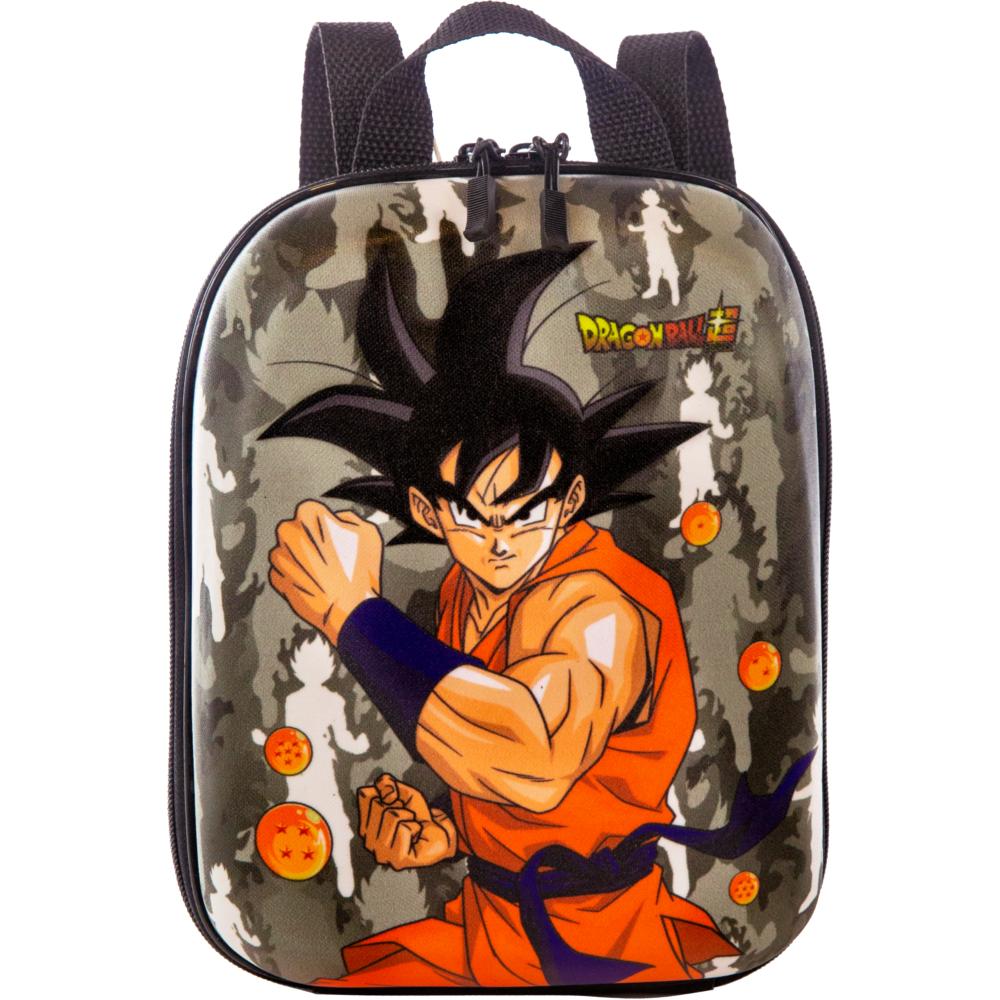 Mochila de Rodinhas Infantil Menino Dragon Ball Super Goku - Preto