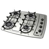 Cooktop A Gas 4 Bocas Venax Inox