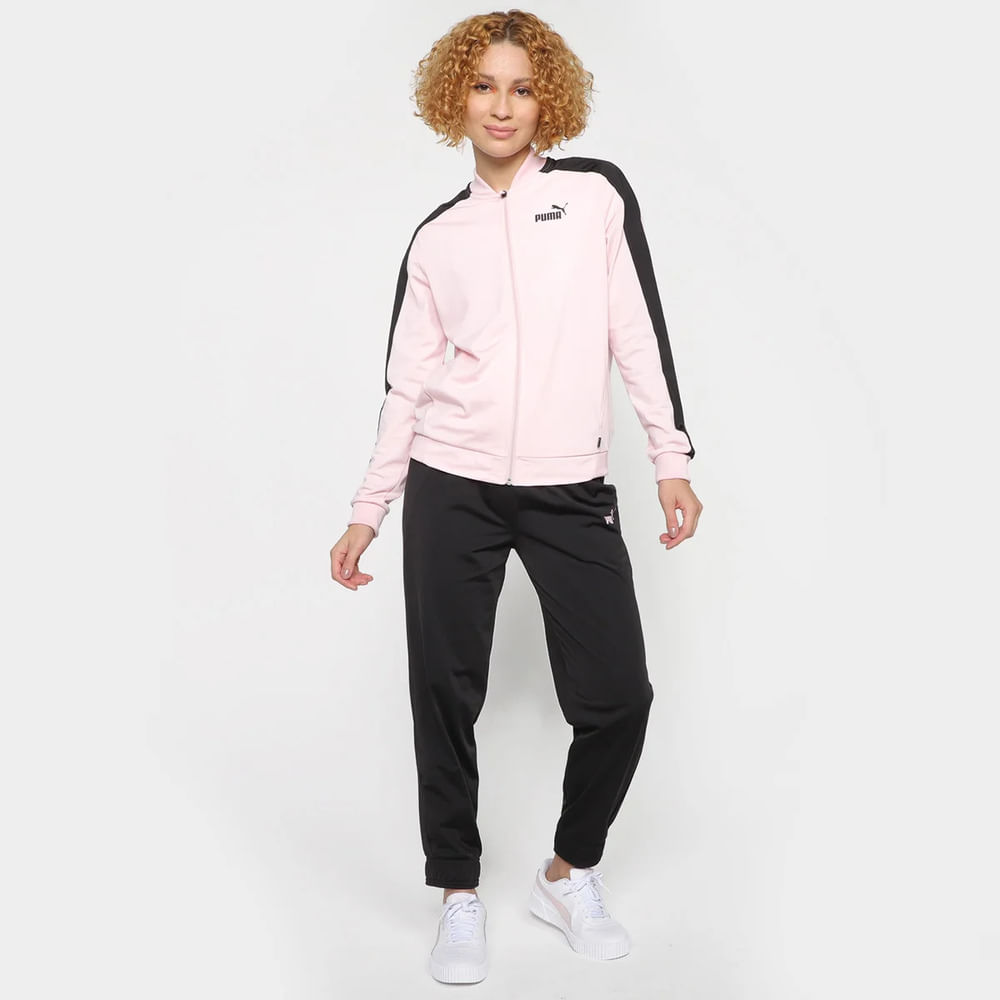 Conjunto Moletom Puma Baseball Tricot Suit-feminino