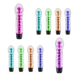 Kit Sex Shop 10un Vibrador Feminino Ponto G Personal Textura
