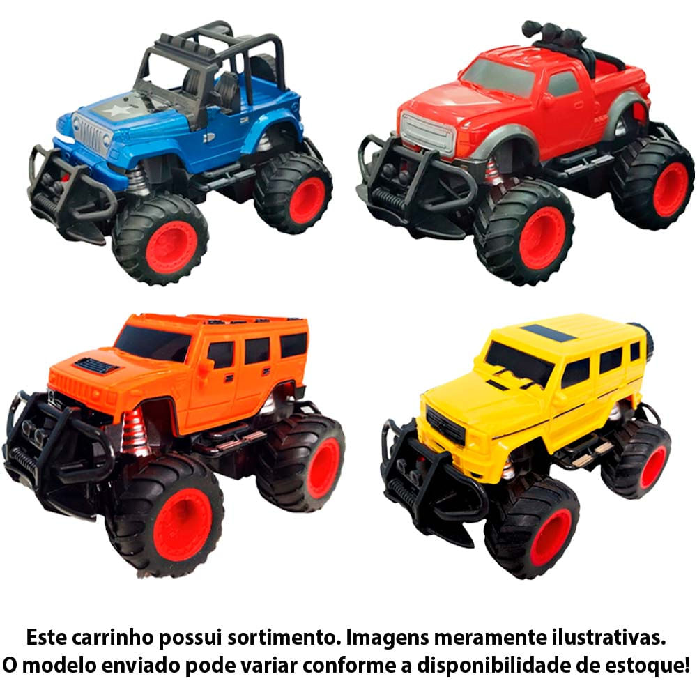 Carrinho De Controle Remoto Aventureiro 4 Funcoes Sortido Polibrinq