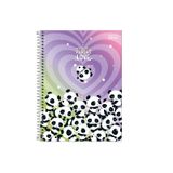 Caderno Espiral Cd Universitário 10 Matérias Lovely Friend 160f Tilibra Tilibra