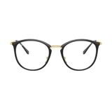Óculos De Grau Preto E Dourado Ray-ban Rx7140