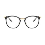 Óculos De Grau Preto E Dourado Ray-ban Rx7140