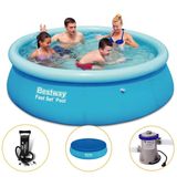 Piscina Inflável 2.300 Litros + Filtro + Capa + Bomba - Bestway 220v